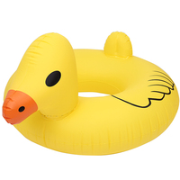 Chaude pas cher Personnalisé Gonflable Bébé Flotteur Canard Anneau de Bain Jouet Pour Enfants D'amusement de L'eau Bébé Flotteur de Piscine