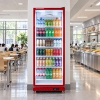 Réfrigérateur Commercial Vitré pour Boissons, Congélateur Coffre, Équipement de Réfrigération