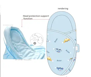 Tùy chỉnh bông ngủ bao tải cho bé với chức năng để ngăn chặn trẻ sơ sinh từ nhảy