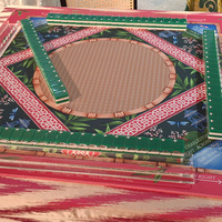 Tapis de Mahjong américain Chinoiserie Garden, Housse de table antidérapante et insonorisante pour Mahjong américain et jeux de cartes