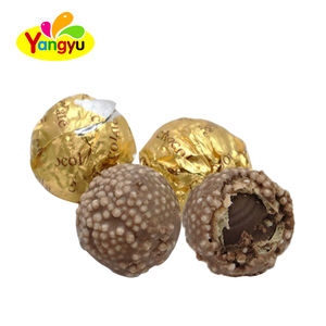 Boîte cadeau en forme de cœur de chocolat aux noisettes enrobée de feuille d'or certifiée Halal, vente en gros - Product Image 6