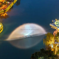 Fontaine musicale programmable DEWY 2026 la plus récente, écran en acier inoxydable 304 pour la décoration de piscines et lacs extérieurs