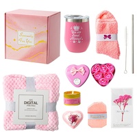 Coffret de Soins Spa Artisanal en Coton pour le Dropshipping - Cadeau de Fêtes (Fête des Mères, Pâques, Noël, Saint-Valentin) avec Boule de Bain et Masque pour les Yeux, Serviette - par Maysun Shopify