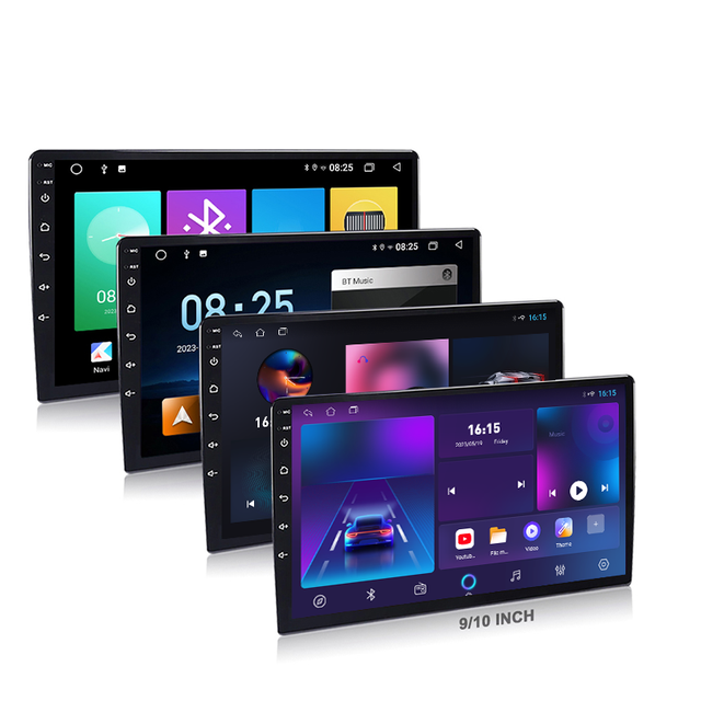 KZS TS18 9/10 Inch Android15 Car Radio Multimedia Player Car Radio Built-In GPS Navigation Car Wireless Carplay Auto DVD Player