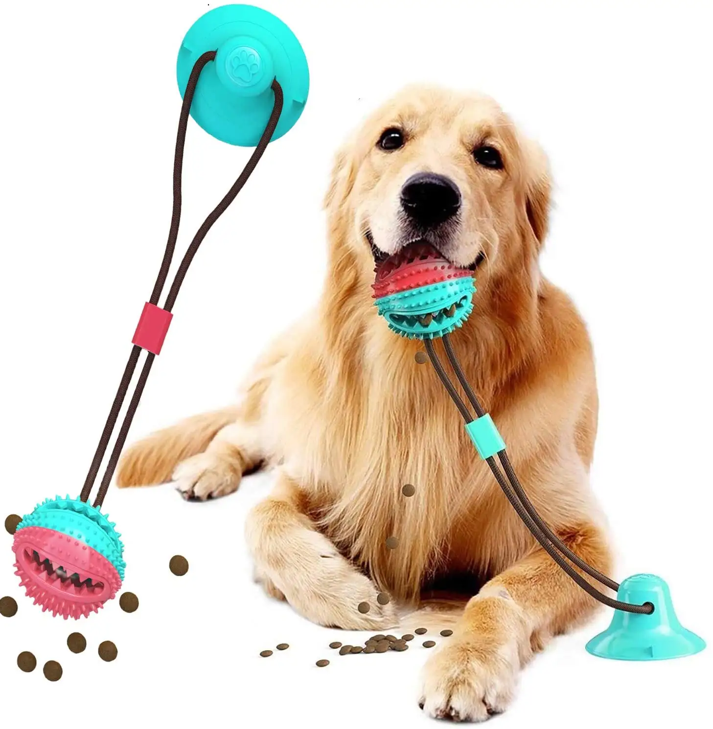 Hot Sales Wholesaler Dog Toy Suction Cup Chew Rope Toys With Balls