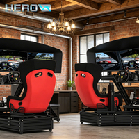 Simulateur de course automobile F1 économique HEROVR, machine de course d'arcade à petit écran pour magasin d'expériences VR