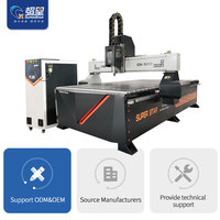 Machine de fraisage CNC à tête unique 1325 pour la découpe de MDF, la gravure 3D et les enseignes publicitaires