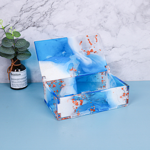 Domino Storage Box <b>Resin</b> Mold Domino Box Epoxy Mold Jewelry Storage Case Holder Mold DIY Jewelry Box Home Decoration - Product Image 5