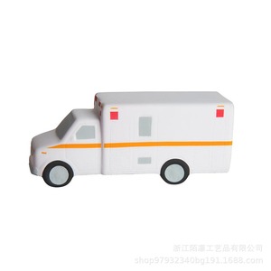 ของเล่นบรรเทาความเครียดรถพยาบาลโฟม Pu สำหรับเด็กอายุ 2 4 ปี รุ่นรถการ์ตูนสำหรับทุกเพศ - Product Image 3