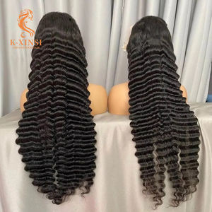 Perruques brésiliennes en <span class=keywords><strong>cheveux</strong></span> naturels bruts, ondulées profondes, invisibles, HD, avec dentelle frontale complète, 100 % <span class=keywords><strong>cheveux</strong></span> humains, sans colle, densité 200, 13x6, prêtes à porter - Product Image 3