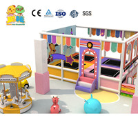 Équipement de jeu intérieur moderne pour enfants pour sous-sol domestique, avec machine de nettoyage de balles, lumière LED et projection interactive pour jeux de rôle