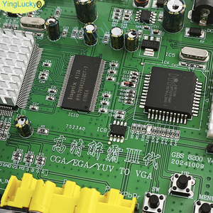 Chính hãng GBS-8200 <span class=keywords><strong>Arcade</strong></span> video chuyển đổi tín hiệu Board RGB/CGA/EGA/YUV VGA LCD HD màu xanh lá cây PCB cho Neo Geo <span class=keywords><strong>Arcade</strong></span> trò chơi máy kim loại - Product Image 2