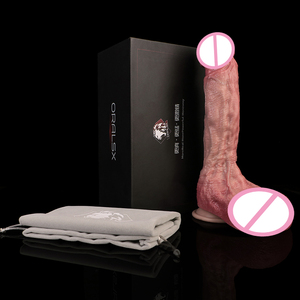 Sensación de experiencia realista de la piel de simulación del consolador masculino usando un proceso de doble capa con ventosas adecuado para homosexuales - Product Image 6