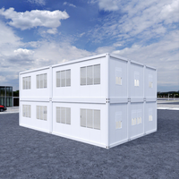 Maisons modulaires préfabriquées détachables de luxe à 4 chambres, immeuble de bureaux, appartement, hôtel, villa avec design asiatique et forme personnalisée