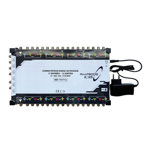 Multicommutateur satellite en cascade Highfly SMATV MS171712 17X17X12 16 <span class=keywords><strong>SAT</strong></span>+1 Terre Entrées 12 sorties de récepteurs - Product Image 6