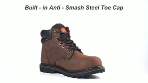 UT Alta calidad Nuevas llegadas Impermeable Trabajo Cuero Punta <span class=keywords><strong>de</strong></span> acero Zapatos <span class=keywords><strong>DE</strong></span> <span class=keywords><strong>SEGURIDAD</strong></span> Hombres Woodland Zapatos <span class=keywords><strong>DE</strong></span> <span class=keywords><strong>SEGURIDAD</strong></span> <span class=keywords><strong>Botas</strong></span> Hombres - Product Image 5