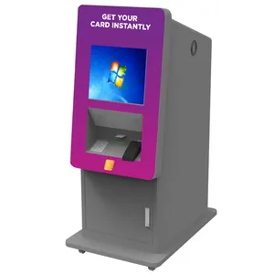 Kiosk de autoserviço para presente, cartão sim de pagamento/dispensamento/impressão com almofada de navegação e terminal da posição