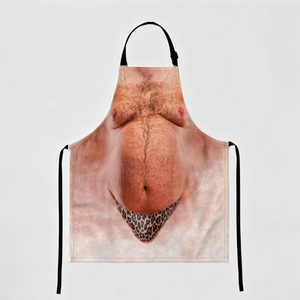<span class=keywords><strong>Tablier</strong></span> de barbecue ajustable 100 % polyester pour homme avec imprimé ventre de papa, cadeau drôle pour la fête des pères, les amateurs de budgies et les fêtes de Noël - Product Image 1