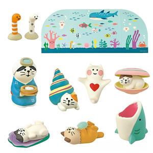 Qingh Ocean World Zakka Palazzo del Drago, Gatto, Squalo Conchiglia, Regalo di Tendenza, Decorazione da Scrivania, Soprammobile in Resina - Product Image 4