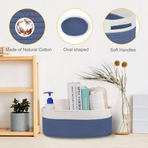 KUYUE-Petits Paniers de <span class=keywords><strong>Rangement</strong></span> Tissés Vides pour Bébé, Boîtes à Jouets pour Enfants, Femmes et Hommes, <span class=keywords><strong>Petit</strong></span> Chat et Chien - Product Image 6