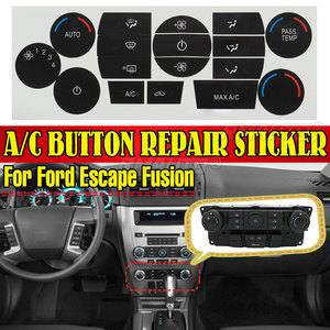Nuevo Kit de Reparación de Botones de Aire Acondicionado para Consola Central de Coche, Pegatinas de Reparación de Botones de Control de A/C para Ford Escape Fusion - Product Image 1