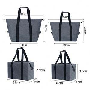 Bolsa Térmica para Entrega de Alimentos Ecológica y Económica al por Mayor, Bolsa Refrigerante para Almuerzo Aislada de Gran Capacidad y Alta Calidad - Product Image 3