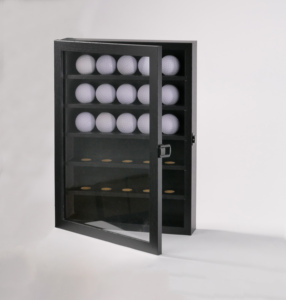 Vitrina <span class=keywords><strong>de</strong></span> Exhibición <span class=keywords><strong>de</strong></span> Pelotas <span class=keywords><strong>de</strong></span> Golf con Marco <span class=keywords><strong>de</strong></span> Espejo Estilo Europeo Grande - Estilo Caja <span class=keywords><strong>de</strong></span> <span class=keywords><strong>Sombra</strong></span> - Pelotas Firmadas por Jugadores Campeones Familiares - Product Image 2