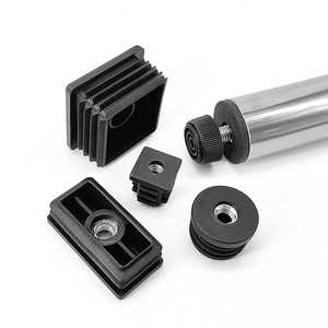 <b>Square</b> Round Plug <b>Nut</b> M6 M8 M10 Plastic Furniture Tube Fastener DIN Standard Industrial Design - Product Image 3