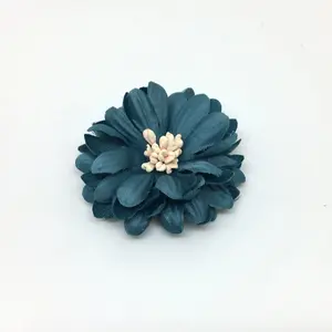 DIY Stoff Blumen Haarschmuck Materialien Kleidung Schuhe Blumen Hüte Zubehör 4cm kleine Gänseblümchen