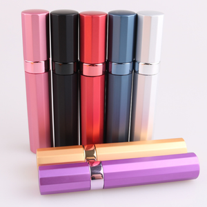 Nueva llegada botella vacía de Spray de Perfume de Metal de 15ml, con boquilla espiral, contenedor de embalaje de Cosméticos líquidos recargables - Product Image 4