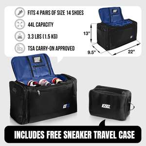 Free sample gym training <b>bag</b>, basketball <b>bag</b>, football <b>bag</b>, and factory sneakers with three movable <b>compartment</b> dividers - Product Image 6