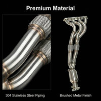 Collecteur d'échappement en acier inoxydable SC-BM-12H pour MINI COOPER MANIFOLD R5 R52 R53 200 cellules