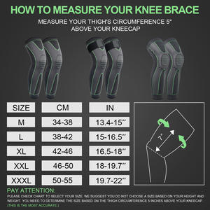 Top One haute élastique réglable genouillère nouveauté usine meilleure genouillère Flexible pour hommes femmes Protection confortable - Product Image 4