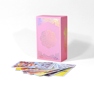 Personalizada Tiny Tarot Rider Oracle Card Original Impreso Francés Naipes Brujas Mini Tarot Deck para uso familiar - Product Image 1
