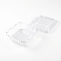 Conteneur alimentaire en plastique PET recyclable personnalisé pour sushi, gelée, salade - Boîte d'emballage transparente