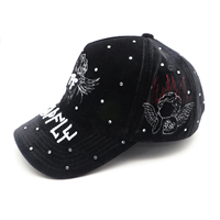 Casquette de baseball 5 panneaux en velours brillant de haute qualité, nouveau tissu, broderie 3D, étoiles en strass, style sportif léopard, Gorras Baseball