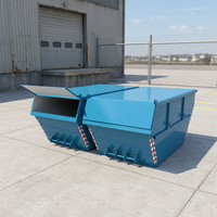 BDB P37 Conteneur de collecte de déchets industriels de 7 m³ pour débris et ordures, en acier Hardox ST-52, Modèle 1