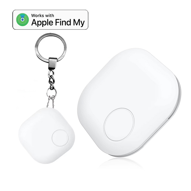MFi Certified Air Tag Find My GPS Tracker Keychain Locator with IP65 Waterproof Plastic for IOS iPhone Anti Lost Finder