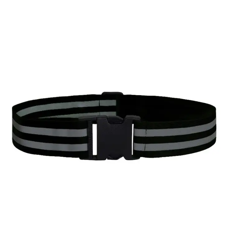 5cm Reflective Fabric Wristband/Armband/Ankle Bands with Two Reflective Strips for Cycling/Biking/Walking/Jogging/Running Gear