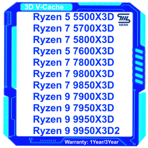 Processeur de bureau 3D R5 5500X3D 7600X3D R7 5800X3D 5700X3D 7800X3D <span class=keywords><strong>7900X3D</strong></span> 7950X3D 9800X3D 9850X3D 9950X3D 9900X3D 3D CPU - Product Image 1