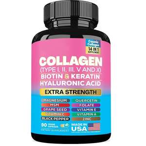 Complément alimentaire personnalisé pour adultes : capsules de collagène pour la beauté, favorisant la santé de la peau, des ongles et des cheveux - Product Image 2