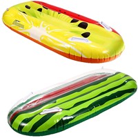 Planche de surf gonflable en PVC pour enfants, motif fruits, jouet d'été pour la plage, ski nautique, taille personnalisée 106x52cm