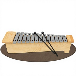 Xylophone Orff 13 notes en aluminium de haute qualité, peinture à l'eau écologique, son clair, instrument de percussion métallique - Product Image 5