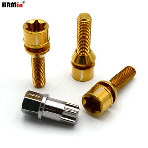 HRMin gratuit rondelle cône siège <span class=keywords><strong>antivol</strong></span> Gr.5 titane <span class=keywords><strong>BMW</strong></span> <span class=keywords><strong>boulon</strong></span> de roue <span class=keywords><strong>boulon</strong></span> en titane M14 * 1.25*28mm pour <span class=keywords><strong>BMW</strong></span> MINI, Rolls-Royce - Product Image 1