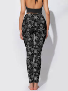 Nuovi Stili di <span class=keywords><strong>Leggings</strong></span> a Vita Alta con Controllo Pancia, Pantaloni da Yoga Senza Cuciture con Tasche, Abbigliamento Femminile Plus Size Personalizzato - Product Image 4