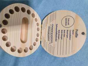 Caja de Almacenamiento de Dientes de Leche Personalizada Uionen, Caja de Madera para Guardar Dientes, Regalo de Recuerdo - Product Image 5