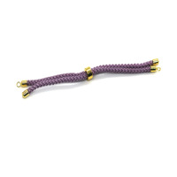 Meilleure Vente Bijoux DIY Semi-finis Cordon Tressé en Nylon 3mm pour Connecteur de Bracelet Réglable
