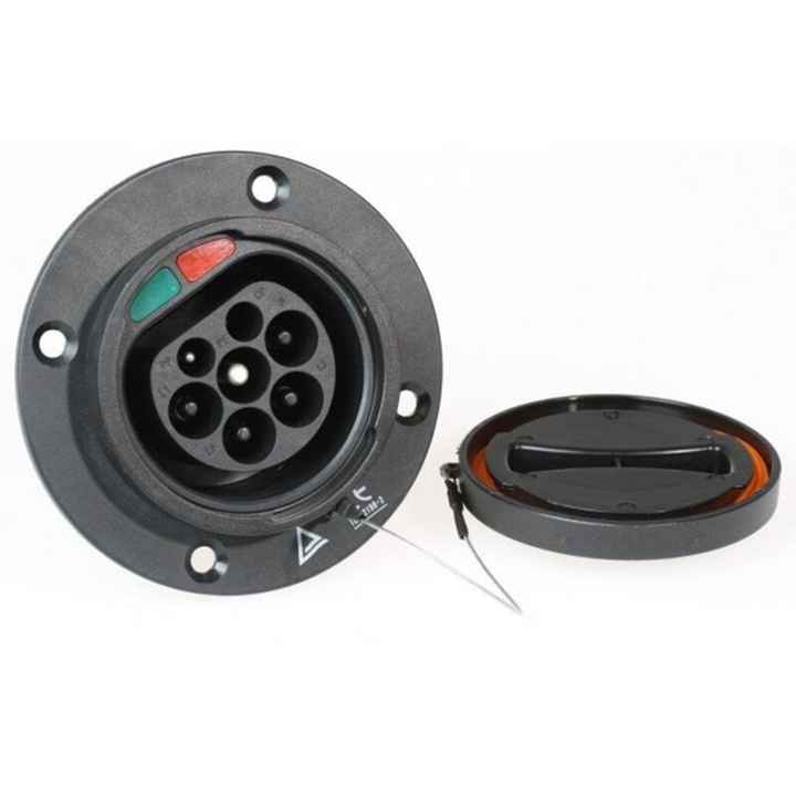 Duosida Type 2 Male EV Charging Socket IEC 62196-2 16A 32A Type 2