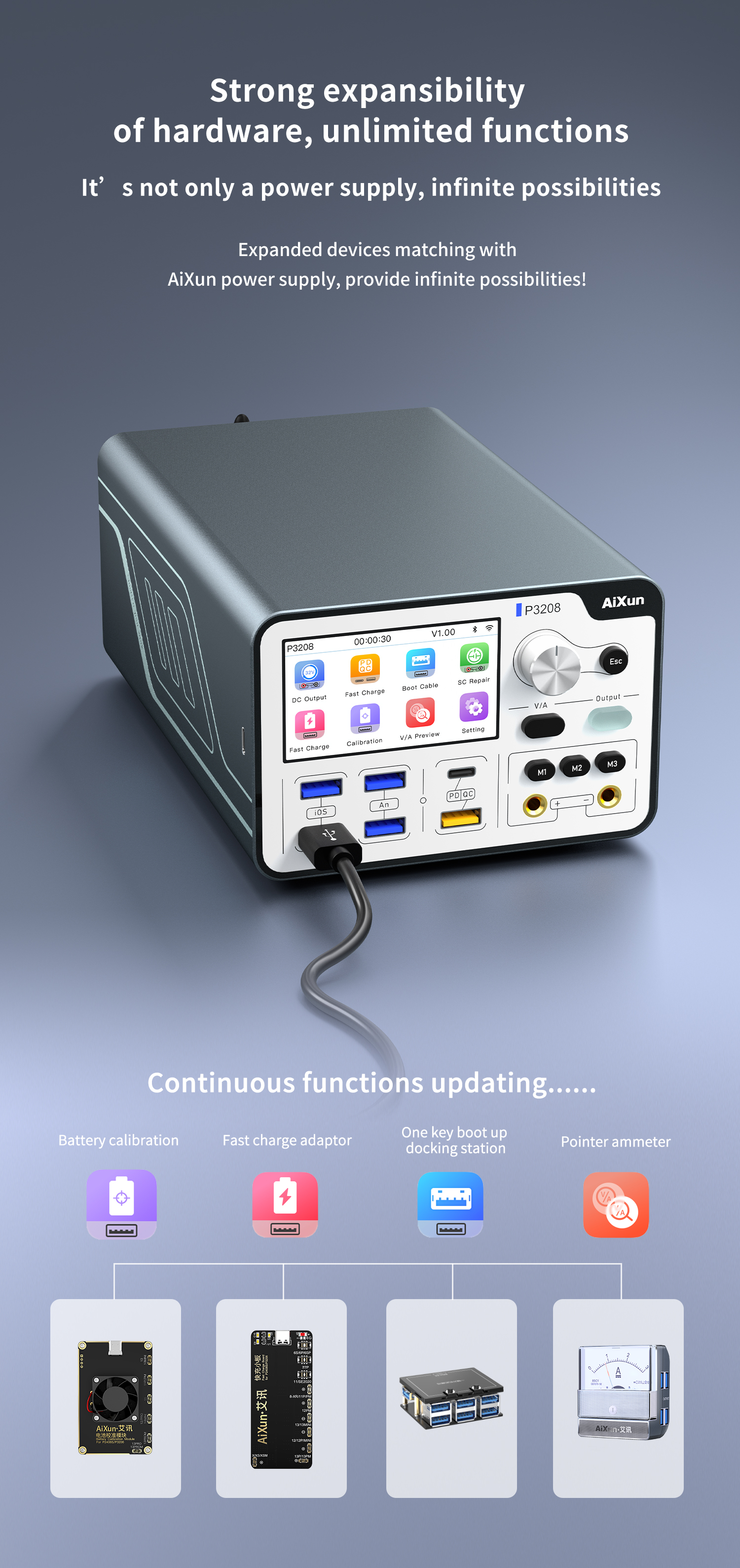 Aixun P3208 Smart Regulated Power Supply - Reliable & Precise