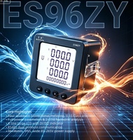 Compteur de puissance triphasé multifonction EASTSONG ES96ZY, classe 0.5S, kWh, harmoniques quatre-quadrants, RS485 Modbus RTU, compteur de panneau IP65 6A